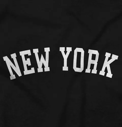 Vista 2 de Nueva York Simple Traditional Classic Camiseta de manga larga para hombre y mujer