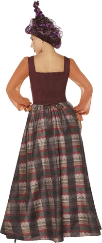 Vista 2 de Spirit Halloween Hocus Pocus - Disfraz de Mary Sanderson para adultos, con licencia oficial, cosplay de bruja, disfraz de TV y película, Rojo