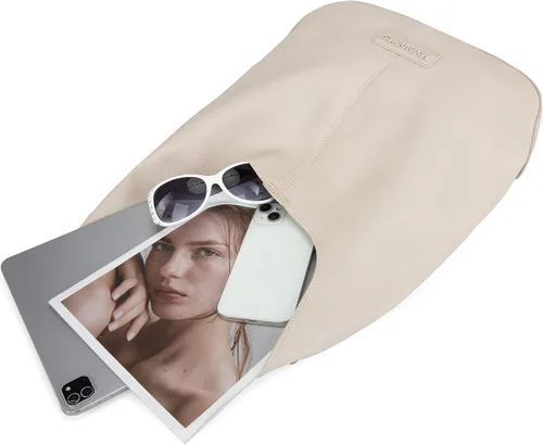Vista 4 de Montana West Bolsas de mano delgadas para mujer, bolso de hombro holgado grande con cartera