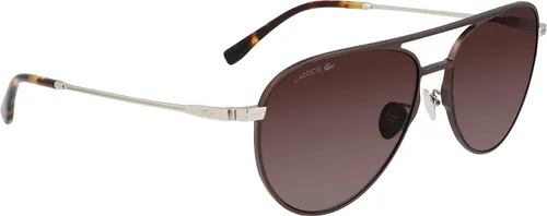 Vista 8 de Lacoste Brown Aviator - Lentes de sol para hombre L243SE 210 58, Marrón
