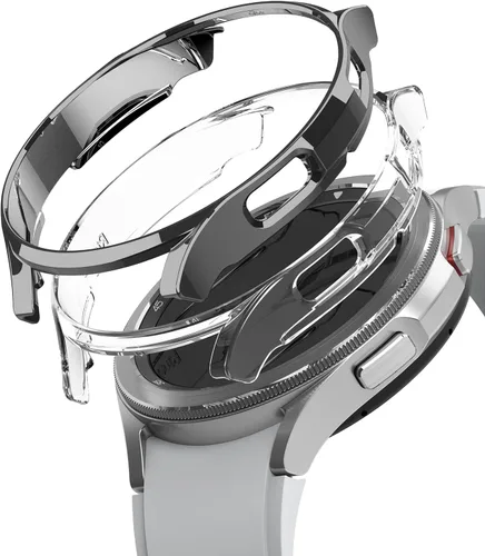Vista 12 de Ringke Funda delgada [paquete de 2] compatible con Galaxy Watch 4 Classic de 1.811 pulgadas, reloj 4 bisel [solo marco] cubierta dura