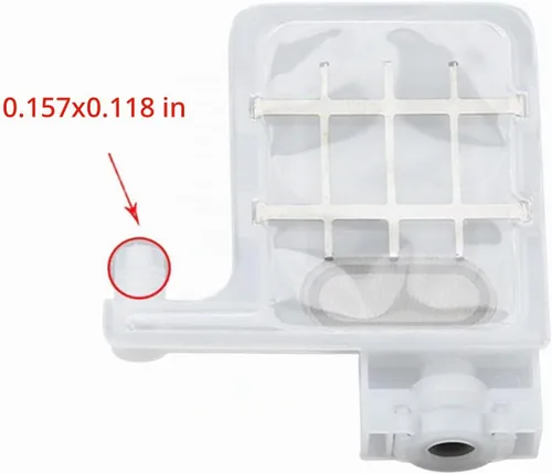 Vista 2 de 4 unids DX5 Eco Solvente Impresora Tinta Amortiguador para XP600 4720 I3200 Cabezal de impresión para Mutoh para Galaxy Plotter