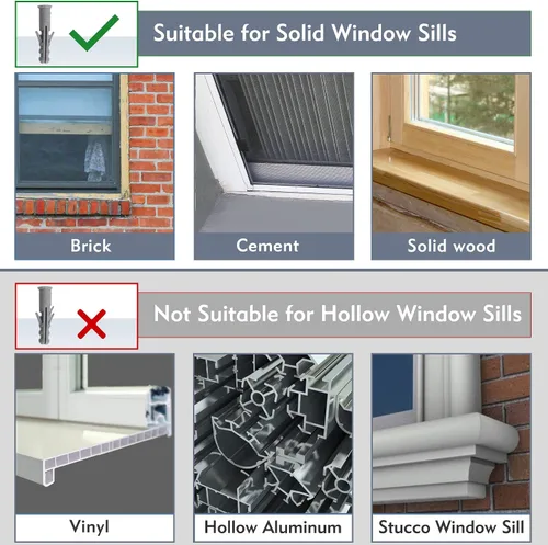 Vista 6 de Flamorrow Soporte de aire acondicionado de ventana, soporte de aire acondicionado resistente con 2 brazos, soporte universal de CA para ventana