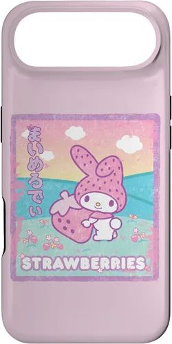 Vista 27 de Funda para iPhone 16 My Melody Strawberry Milk