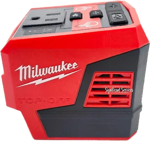 Vista 4 de Milwaukee Tool 2846 50 M18 - Inversor compacto de iones de litio de 18 voltios y 175 vatios con batería de 5.0 Ah