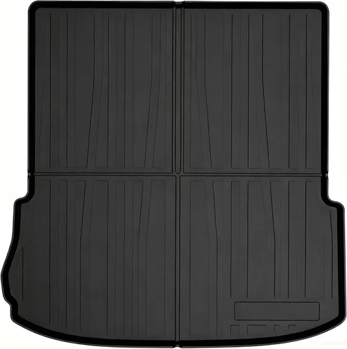 Vista 33 de Mixsuper Forro de carga para Rivian R1S 2022-2024 2025, alfombrilla para maletero para todo tipo de clima, para accesorios R1S, alfombrilla