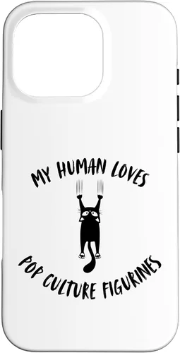 Vista 20 de iPhone XR My Human Loves Pop Culture Figurines - Cat Parent Hobby Case