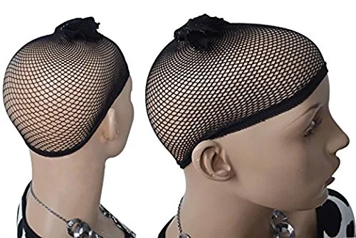 Vista 5 de Anogol - Gorra + Peluca azul de cabello lacio para cosplay