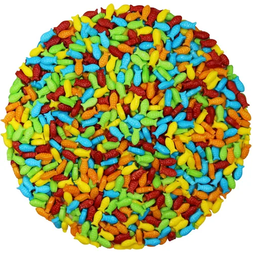 Vista 4 de Rainbow - Peces de acuario surtidos Mini Guppies caramelos duros (regular, 2 libras (paquete de 1))