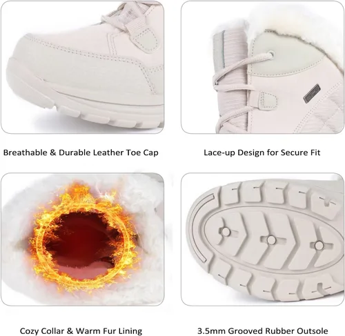 Vista 5 de Botas de nieve impermeables para mujer