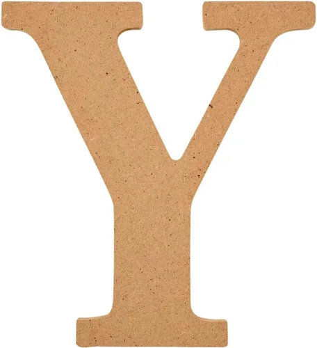 Vista 12 de Plaid Letra de madera sin terminar, superficie de madera de 5" perfecta para proyectos de bricolaje, artes y manualidades, 63572