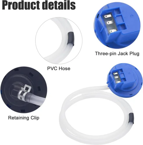 Vista 3 de DC96-01703H Interruptor de nivel de agua de lavadora para Samsung Sensor de presión de arandela Piezas de repuesto AP5799898 PS876404 3997570 Azul