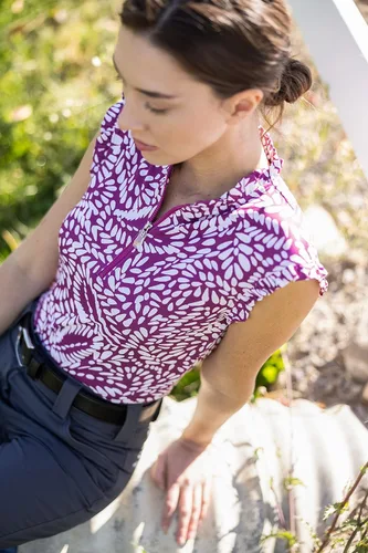 Vista 2 de Kastel Denmark Camisetas deportivas sin mangas para mujer 14 con cremallera Protección UPF 30+