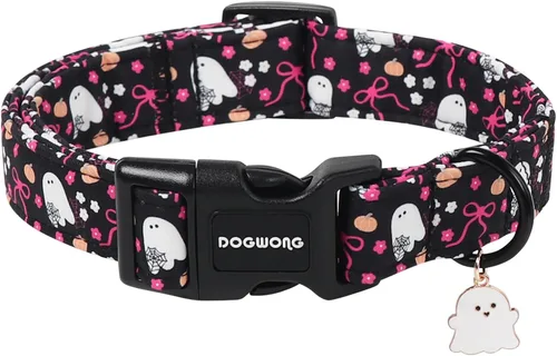 Vista 25 de DOGWONG Collar de Abeja Amarilla para Perros - Lindos Collares de Perros Ajustables de Diseño Primaveral Collar Amarillo para Cachorros para Perros