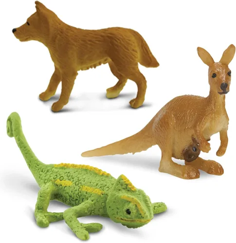 Vista 5 de Safari Ltd. Good Luck Minis Desert Fun Pack - Paquete de 8 figuras de animales (1) pulgadas, juguete para niños, niñas y niños a partir de 5 años