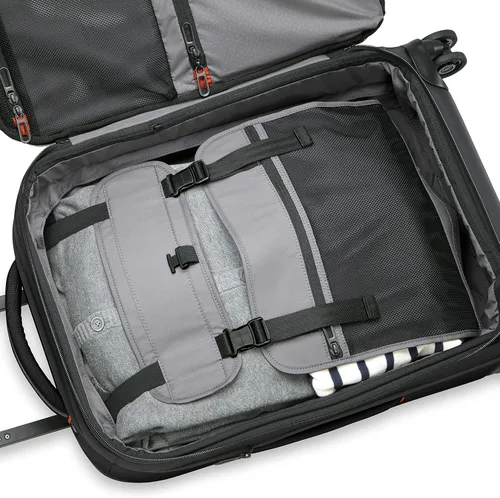 Vista 6 de Briggs & Riley Zdx-Equipaje expandible con 4 ruedas giratorias, Negro -, Equipaje Zdx