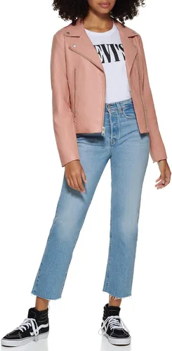 Vista 5 de Levi's Women's Vegan Leather 538 Moto Jacket (Regular & Plus Size)