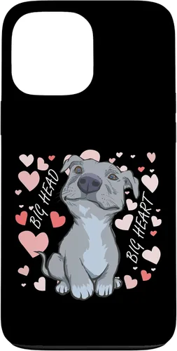 Vista 22 de iPhone 11 Pro Max Big Heart Pitbull Pibble Mom - Estuche de regalo