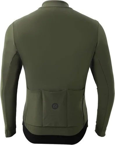 Vista 2 de ROCKBROS Cycling Jersey Men Long Sleeve Bike Shirt Bike Jersey for Men with Full Zipper and Rear Pockets Fit Outdoor Sports