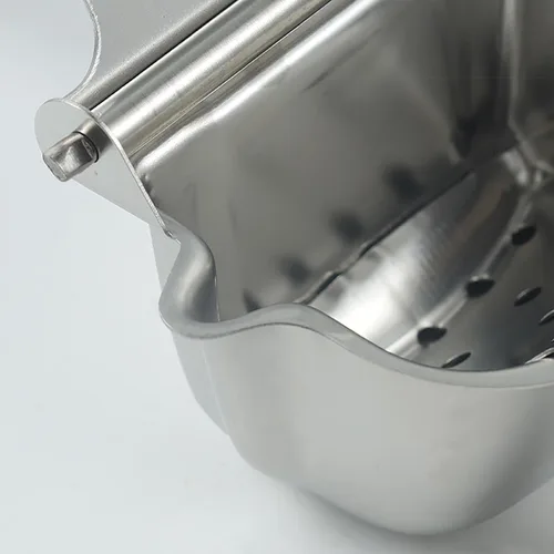 Vista 7 de Manual Squeeze Juicer - Manual Juice Extractor, Stainless Citrus Presser for Lemon Juicing, Handheld Fruit Crusher with 304 Stainless Steel Build