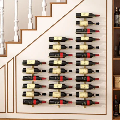 Vista 7 de B4Life - Estante para vinos montado en la pared, para 12 botellas