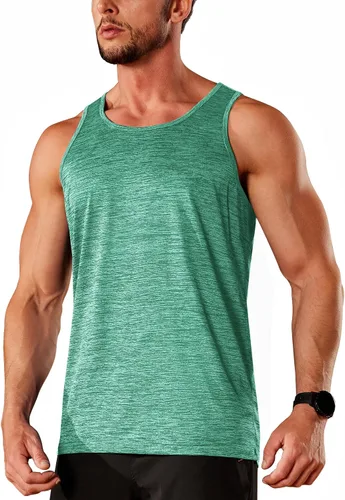 Vista 2 de TACVASEN Camisetas sin mangas para hombre, de secado rápido, sin mangas, para entrenamiento, musculación, fisicoculturismo, gimnasio, rendimiento