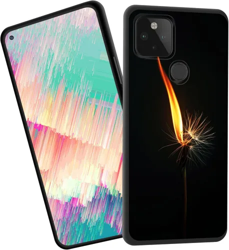 Vista 78 de Funda delgada para Google Pixel 4 XL, funda delgada de silicona de TPU suave a prueba de golpes para Google Pixel 4 XL, cruz negra