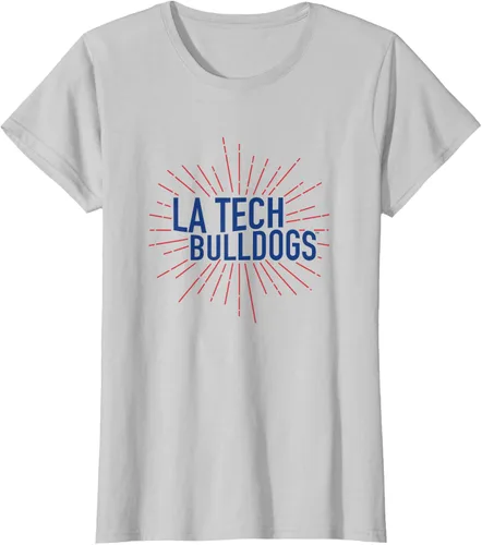 Vista 13 de Camiseta Louisiana Tech Bulldogs Burst, Blanco