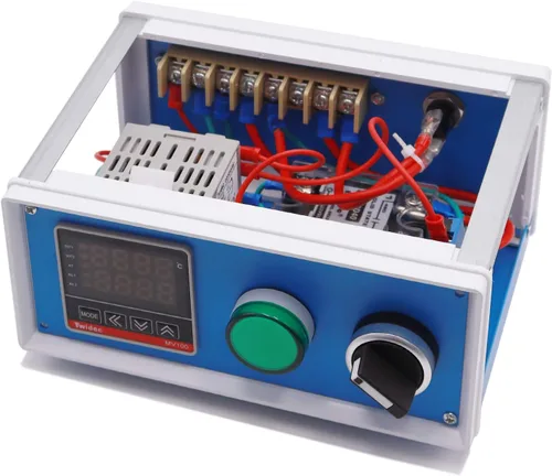 Vista 5 de Twidec /Display PID Controladores de temperatura Termostato Caja 1000W 10A 110V Temperatura Temperatura Control Caja con Relé de estado Sólido SSR
