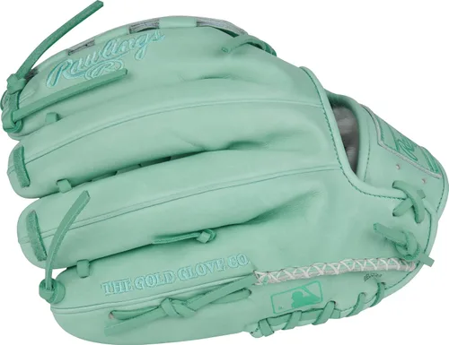 Vista 5 de Rawlings Pro Preferred Infield Baseball Gloves Multiple Sizes & Colors Menta Bisagra Vertical Web