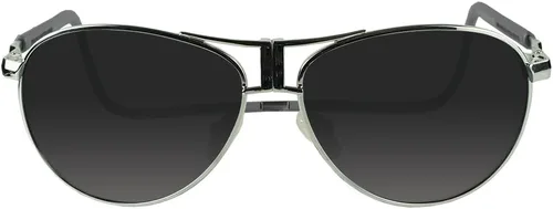 Vista 2 de Clic Magnetic Sunglasses, Polarized Lenses, 100% UVA & UVB Protection, Adjustable Temple, Aviator Sunglasses (Small - Large)