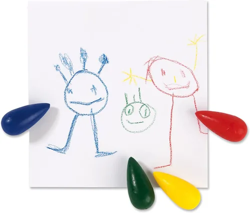 Vista 4 de Faber-Castell 120405 Crayones en forma de pera para edades de 3 años en adelante