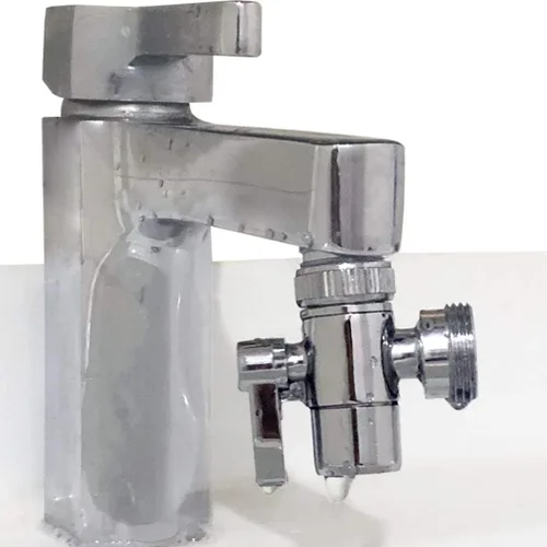 Vista 5 de Adaptador de grifo desviador de manguera de fregadero a jardín para lavadora/lavavajillas portátil/lavadora, para baño y cocina