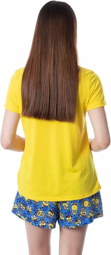 Vista 2 de INTIMO Despicable Me Minions - Conjunto de pijama para mujer, 1 en un Minion, Multi colorido
