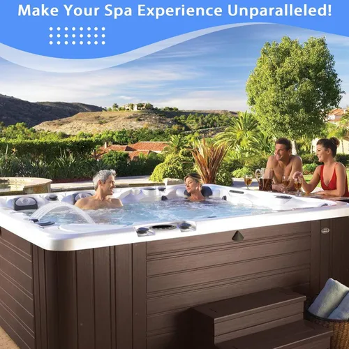 Vista 9 de Cartucho mineral para bañera de hidromasaje, cartucho de sistema de sal de agua dulce de iones plateados, limpia y aclara el agua del spa durante 4