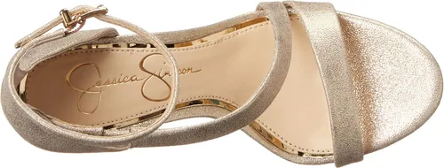 Vista 5 de Jessica Simpson Rayli - Sandalias de tacón con correa al tobillo para mujer