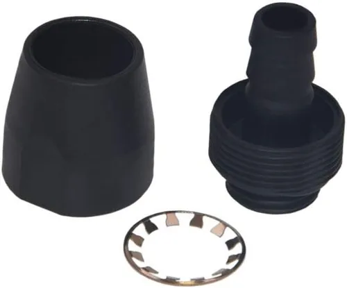 Vista 4 de Alphacool Adaptador de compresión HF TPV, nailon negro, paquete de 6