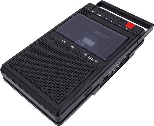 Vista 9 de Grabador portátil del reproductor de cinta del casete de la caja