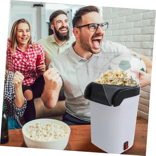 Vista 4 de Ciieeo 1 juego automático de palomitas de maíz para el hogar, máquina de palomitas de maíz para uso doméstico, para reuniones familiares y fiestas