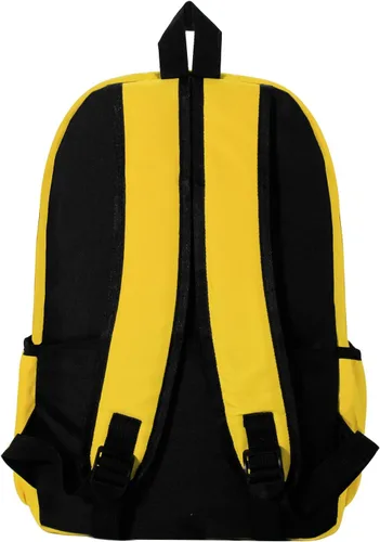 Vista 3 de Mochila para niños de 15 pulgadas, ligera, para escuela primaria, para jardín de infantes, mochila de viaje casual, Amarillo
