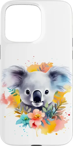 Vista 31 de Funda Koala con flores de eucalipto para iPhone 17