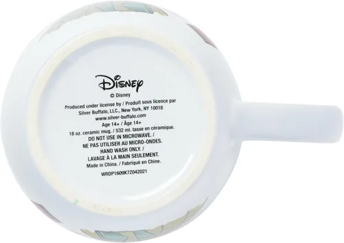 Vista 3 de Silver Buffalo Disney Princess Beauty and the Beast Belle Lo siento, estoy completamente ocupada Taza de cerámica, 532.06 ml