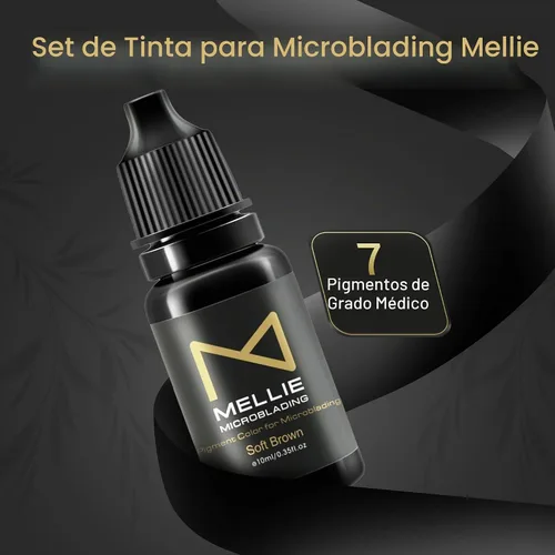 Vista 2 de M - Juego de tintas Microblading - 7 pigmentos de grado médico