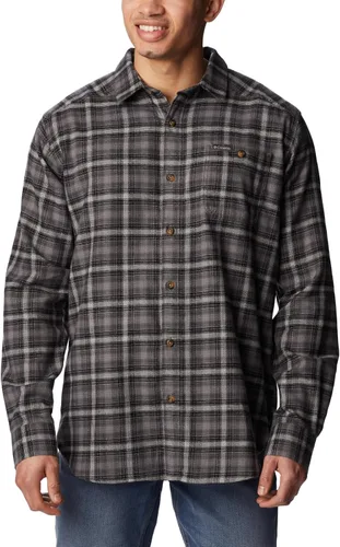 Vista 68 de Columbia Men's Cornell Woods Flannel Long Sleeve Shirt Negro