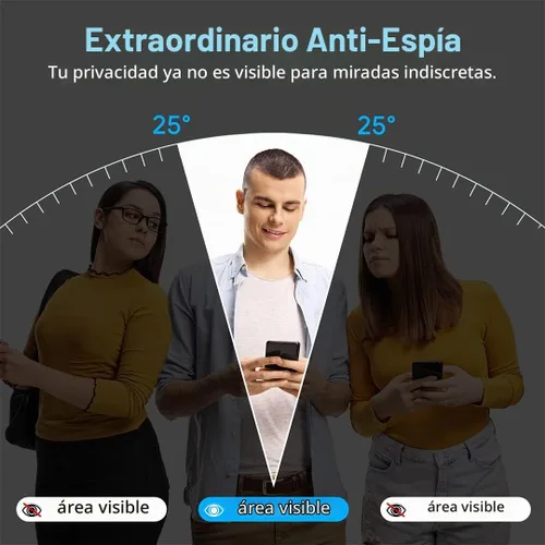 Vista 5 de TAURI Diseñado para Samsung Galaxy S21 Ultra 5G de 6.8 pulgadas, protector de pantalla de privacidad de película de TPU flexible + protector de Negro