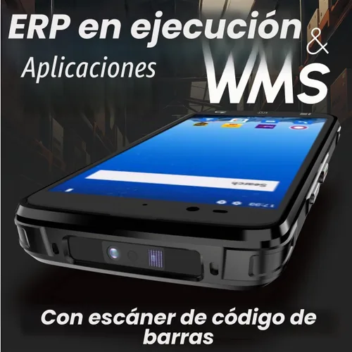 Vista 6 de Rayoungtek Android 12 Escáner de Código de Barras 4+64GB Integrado 1D/2D/QR Zebra SE4710 Escáner de Código de Barras 4G Inalámbrico Computadora