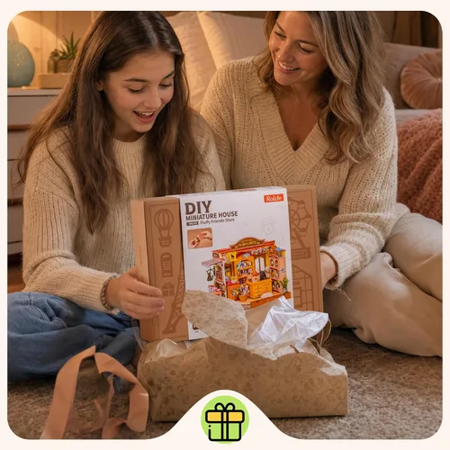 Vista 4 de Rolife Serie de tiendas de casas en miniatura de bricolaje - Fluffy Friends
