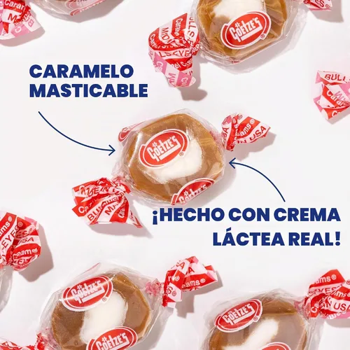 Vista 3 de Goetze's Dulces Cremas de Caramelo de Vainilla - Bolsa de 1 Libra (16 Onzas) - Fresco de la Fábrica