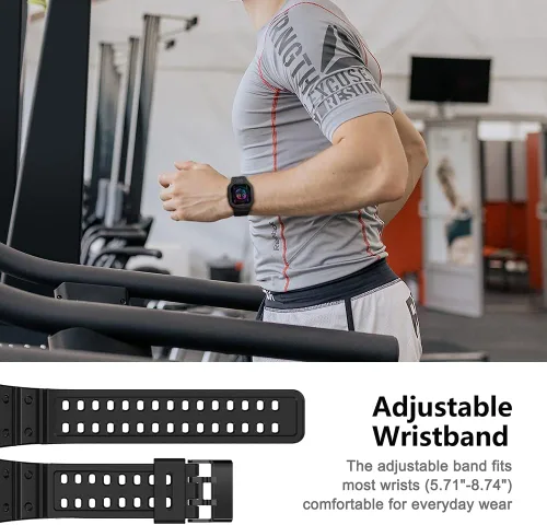 Vista 6 de amBand Compatible para Fitbit Versa 4/3/2 / Fitbit Versa Lite / Fitbit Sense 2 / Correas de Fitbit Sense con estuche, correa protectora para reloj