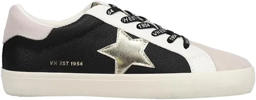 Vista 3 de VINTAGE HAVANA Mujeres Flair Slip On Zapatillas Zapatos Casual - Negro, Gris, Plata, Blanco